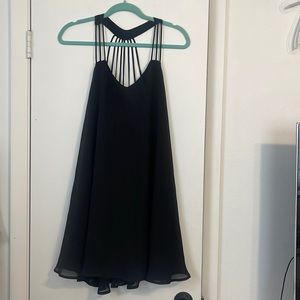 Women’s express black strap dress